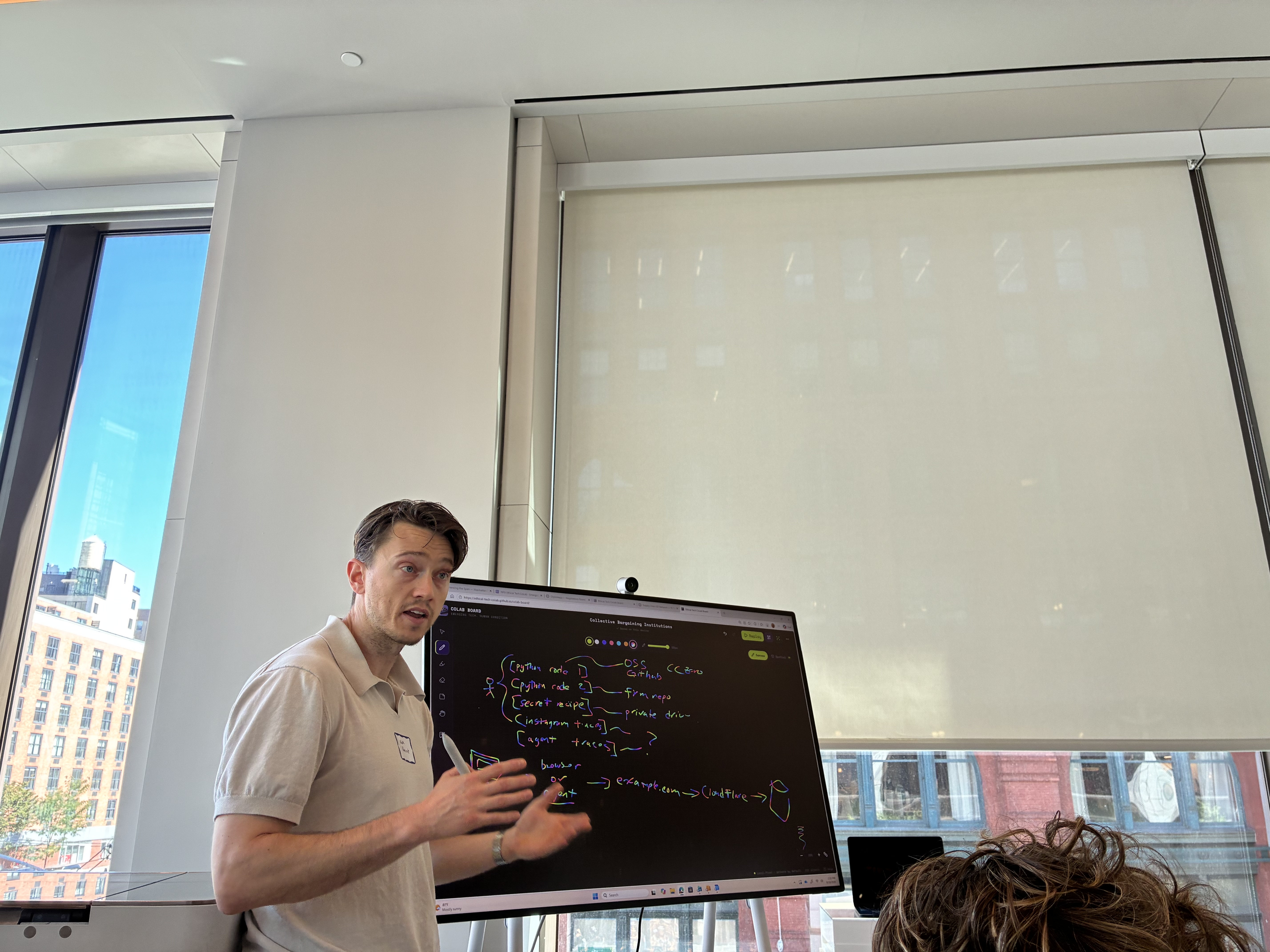 Roundtable working session at Microsoft Research New York